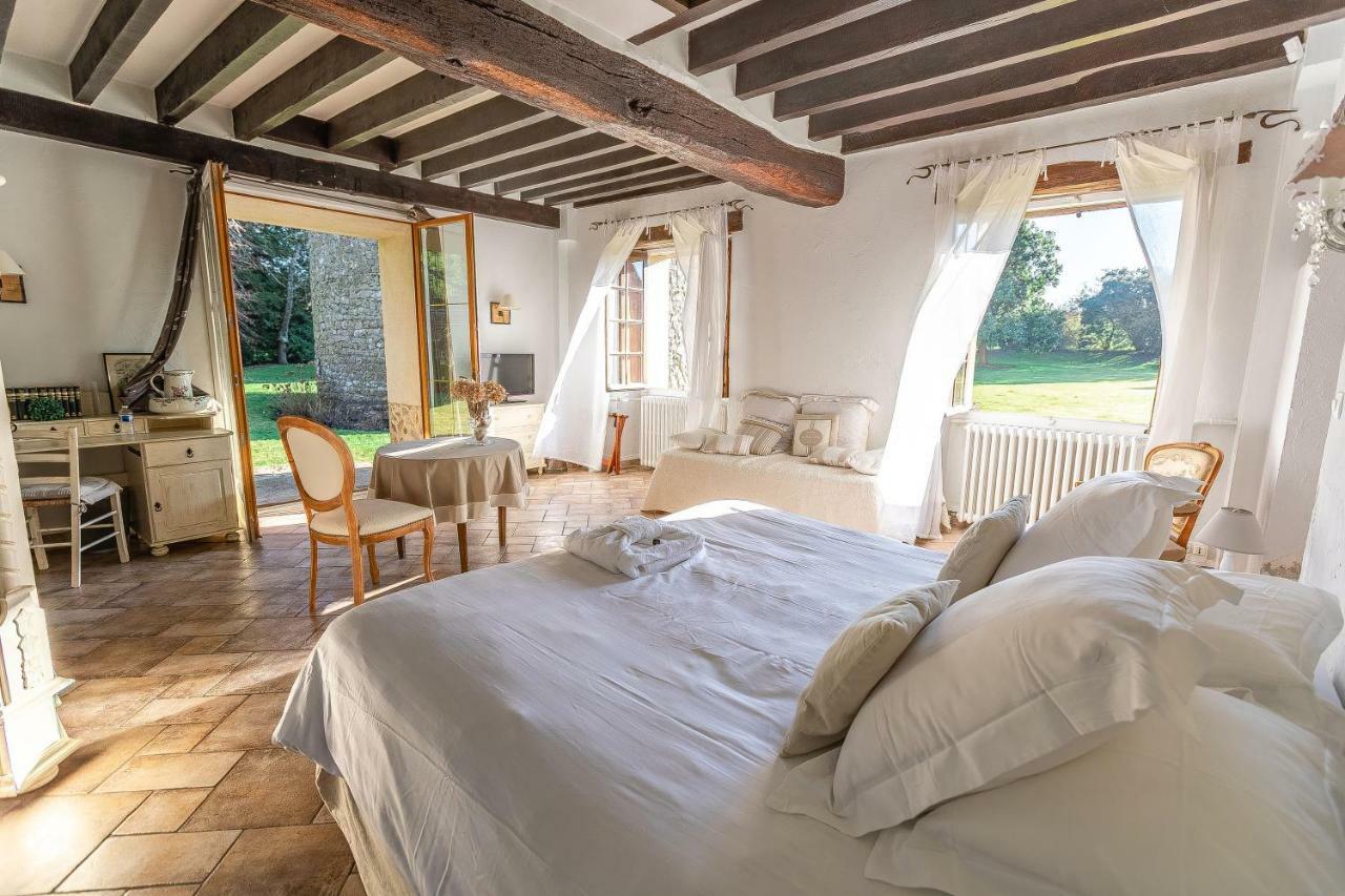 Hotel Le Colombier De Hanches - Teritoria Zewnętrze zdjęcie